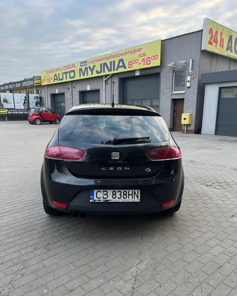 Seat Leon cena 26000 przebieg: 119000, rok produkcji 2011 z Bydgoszcz małe 106